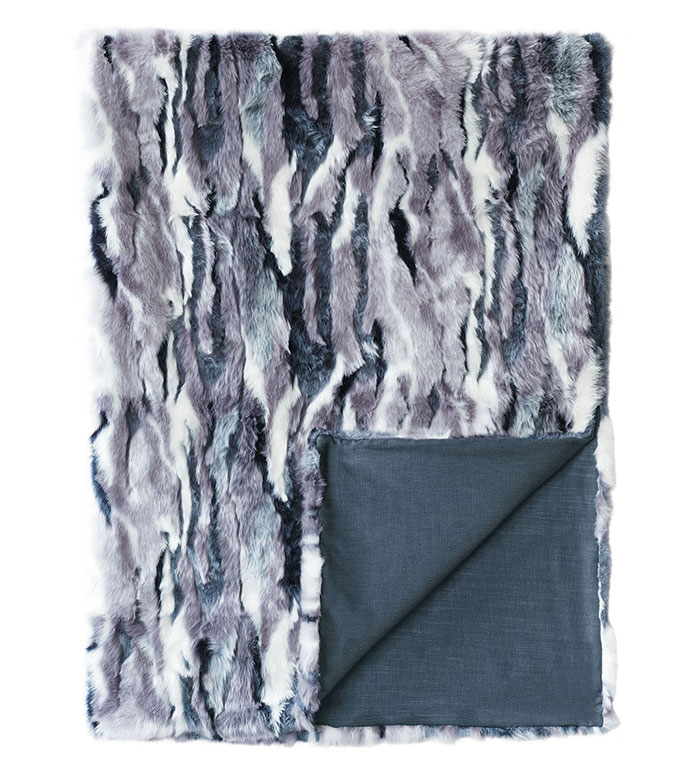 Tabitha Faux Fur Throw