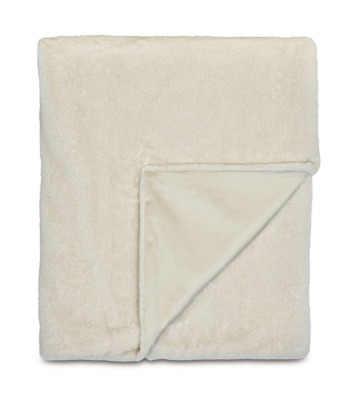EVELINA FAUX FUR THROW