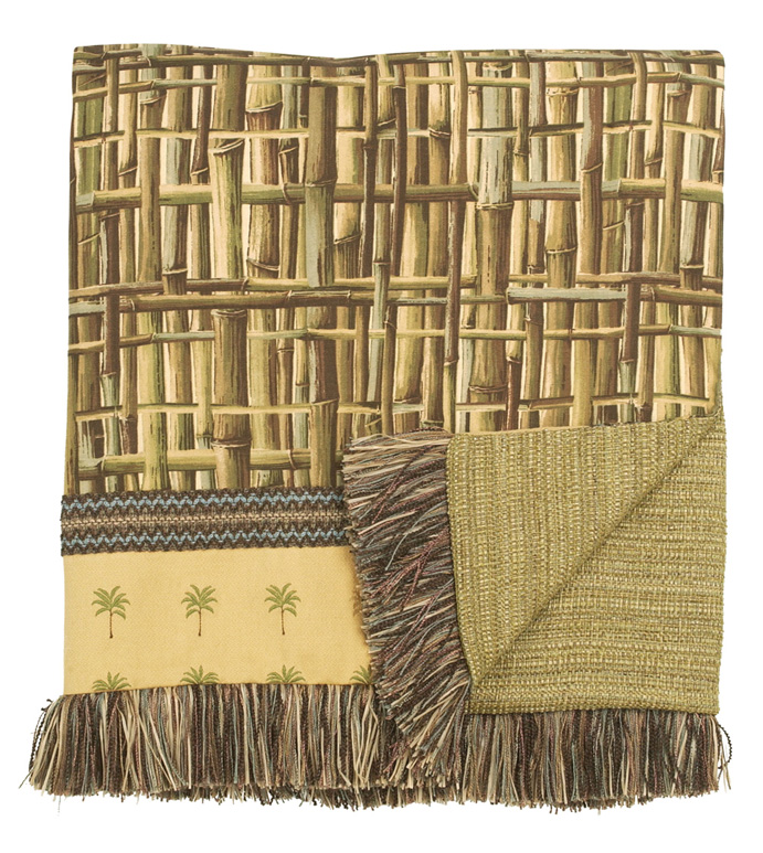 Bamboo Moss Throw