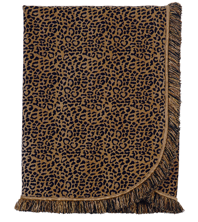 Congo Black & Gold Throw