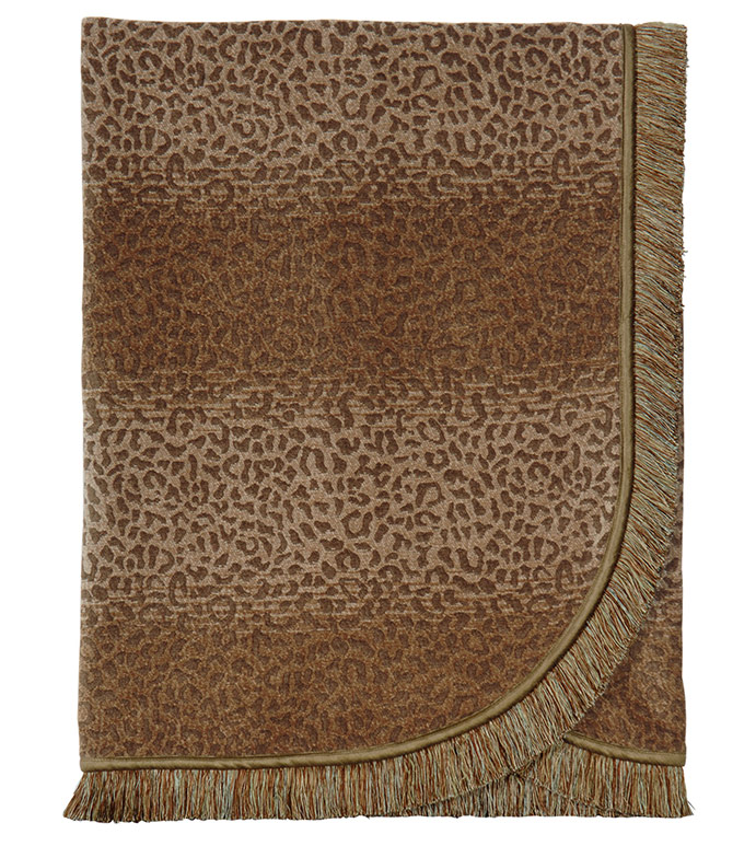 Congo Gold & Sage Throw