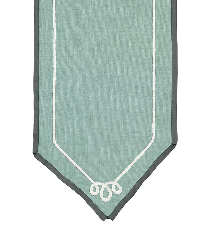 Marny Mint Table Runner
