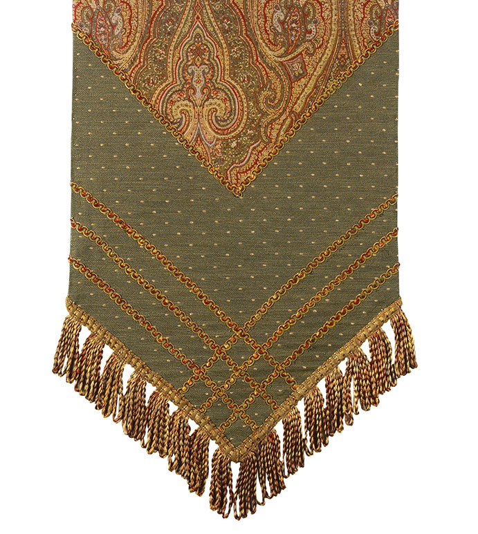 Quentin Olive Ends Runner