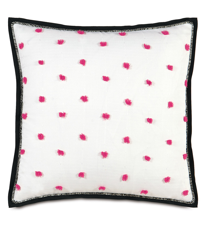 Shay Fuschia With Ribbon & Fringe