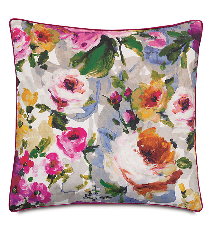 Tresco Floral Decorative Pillow