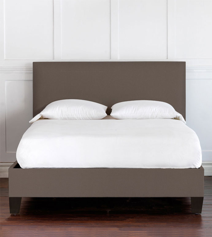 Malleo Upholstered Bed In Crosby Charcoal