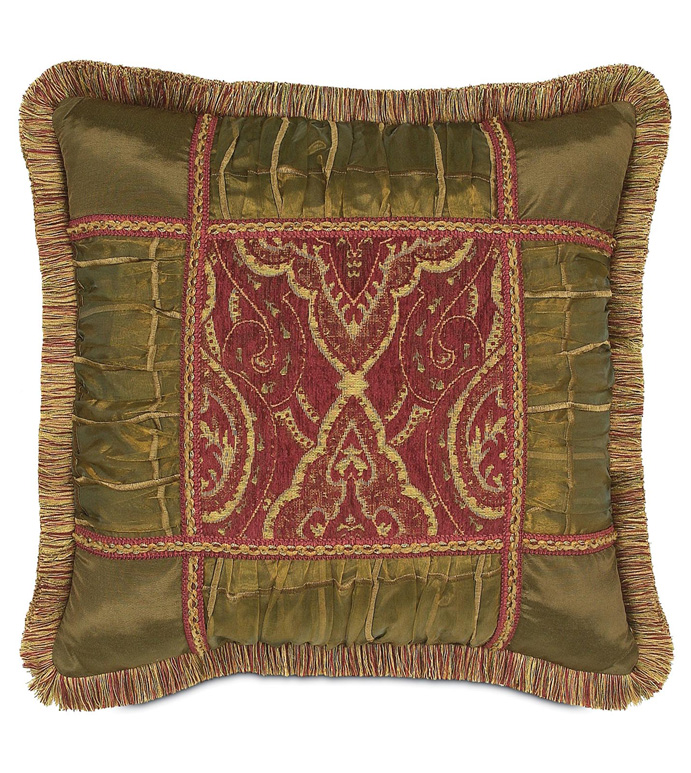 Vaughan Collage With Brush Fringe