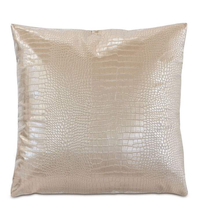 Valentina Faux Snakeskin Euro Sham