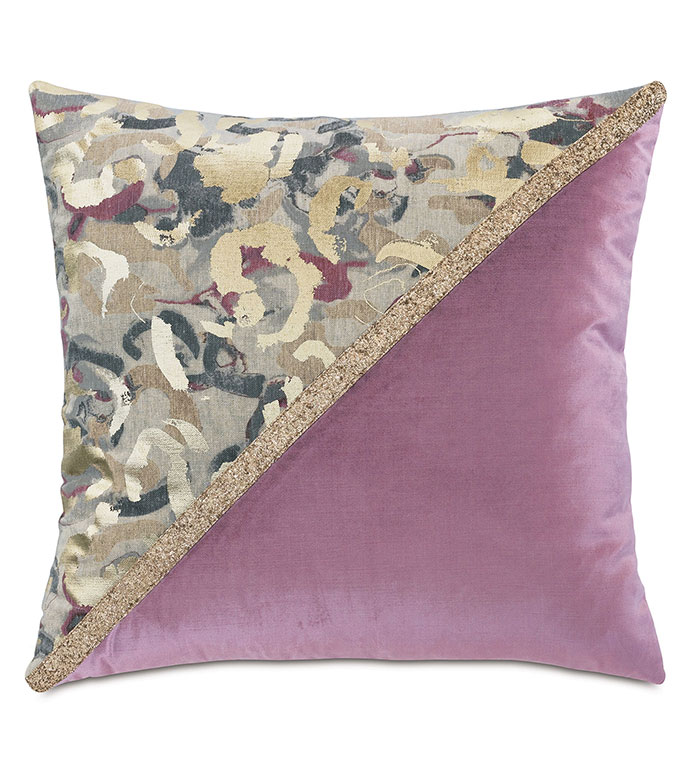 Valentina Color Block Decorative Pillow (Right)