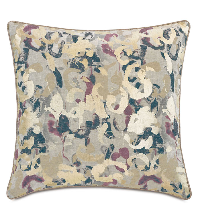 Valentina Metallic Decorative Pillow