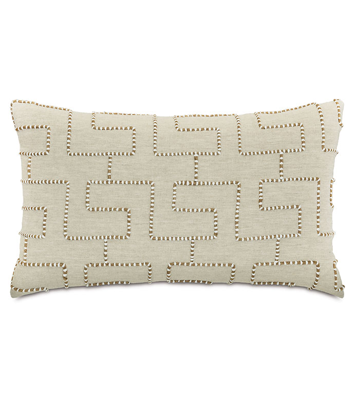 WREN JUTE DECORATIVE PILLOW