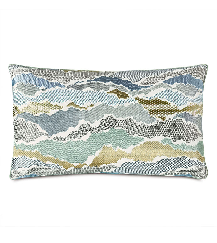 Zephyr Embroidered Decorative Pillow