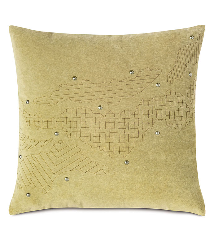 Zephyr Engraved Decorative Pillow