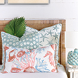 Bimini Coral Reef Decorative Pillow