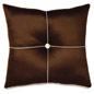 Shantung Chocolate Tufted