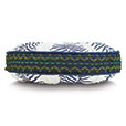 BOCA RATON BUTTON-TUFTED DECORATIVE PILLOW