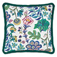 BOCA RATON FLORAL DECORATIVE PILLOW