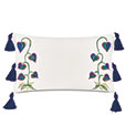 BOCA RATON FLORIATED DECORATIVE PILLOW