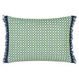 BOCA RATON EMBROIDERED DECORATIVE PILLOW