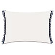 BOCA RATON EMBROIDERED DECORATIVE PILLOW