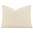 Brera Flannel Boudoir Sham In Ivory