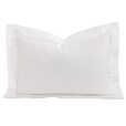Emilio White Boudoir Sham