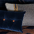 Plush Navy Bolster