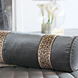 Indochine Embroidered Trim Bolster