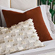 KELSO FIL COUPE DECORATIVE PILLOW