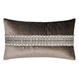 LAETITIA EMBROIDERED DECORATIVE PILLOW