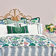 BOCA RATON MONOGRAM DECORATIVE PILLOW