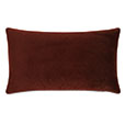 GUSTAV LEATHER DIAMOND CUT DECORATIVE PILLOW