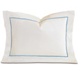 Linea Velvet Ribbon Boudoir In Ivory & Azure
