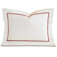 Linea Velvet Ribbon Boudoir In Ivory & Shiraz