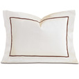 Linea Velvet Ribbon Boudoir In Ivory & Walnut