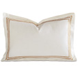 Tessa Ivory/Antique Boudoir Sham