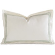 Tessa Ivory/Aqua Boudoir Sham