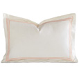 Tessa Ivory/Blush Boudoir Sham