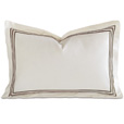 Tessa Ivory/Brown Boudoir Sham