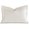 Tessa Ivory/White Boudoir Sham