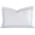 Tessa White/Sky Boudoir Sham
