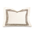 Cornice Ivory/Biscotti Boudoir Sham