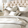 Cornice Ivory/Biscotti Boudoir Sham