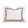 Cornice White/Biscotti Boudoir Sham