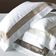 Cornice White/Biscotti Boudoir Sham