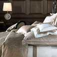Cornice White/Biscotti Boudoir Sham