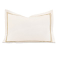 Enzo Ivory/Antique Boudoir Sham