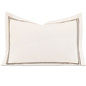 Enzo Ivory/Brown Boudoir Sham