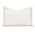 Enzo Ivory/Dove Boudoir Sham