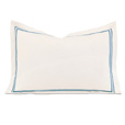 Enzo Ivory/Ocean Boudoir Sham